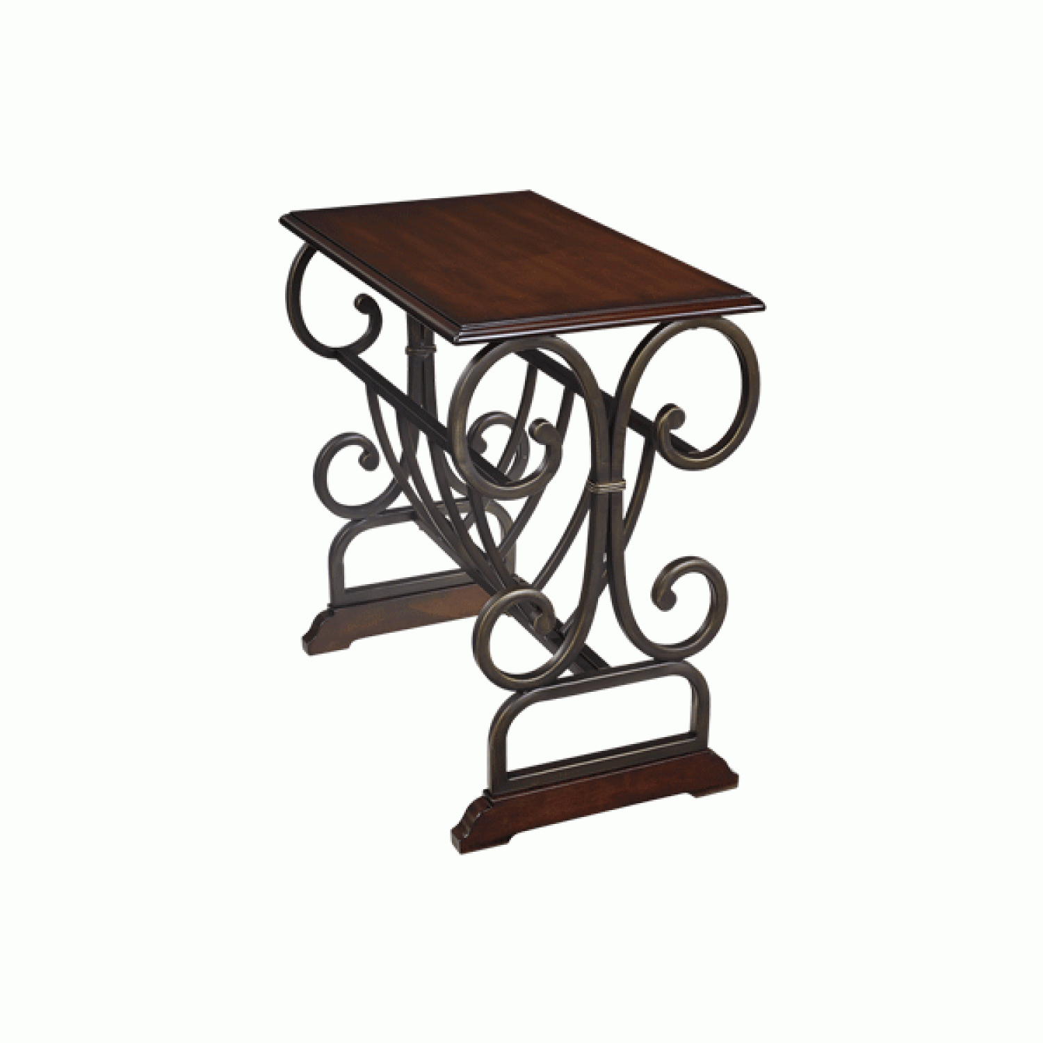 Chairside End Table Chairside End Table Brown